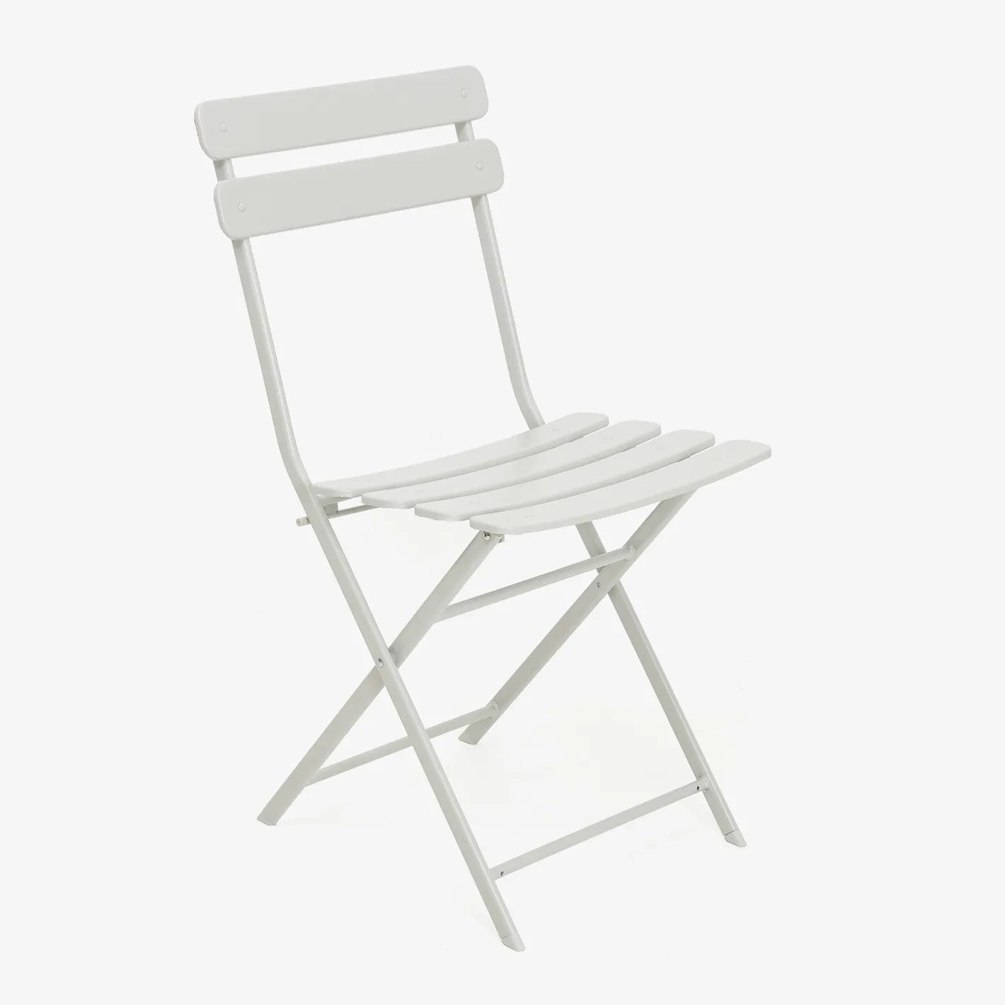 Silla de jardín plegable de metal gris Bistro 40x38x90cm^Casa Viva Discount