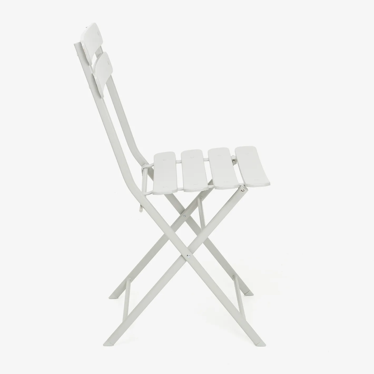 Silla de jardín plegable de metal gris Bistro 40x38x90cm^Casa Viva Discount