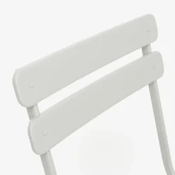 Silla de jardín plegable de metal gris Bistro 40x38x90cm^Casa Viva Discount