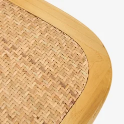 Silla de madera de olmo clara Cibran 45x41x83cm Clau&Chloe^Casa Viva Online