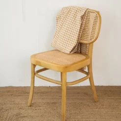 Silla de madera de olmo clara Cibran 45x41x83cm Clau&Chloe^Casa Viva Online