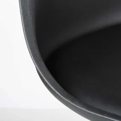 Silla de oficina con ruedas negra Tulip 48x55x82cm^Casa Viva Clearance