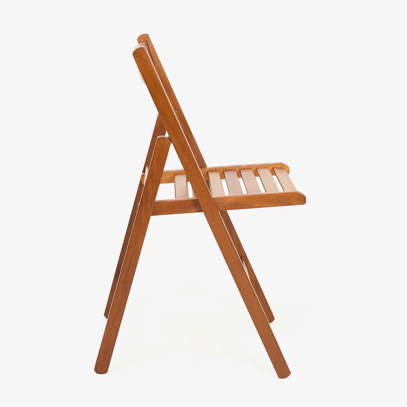 Silla plegable de madera de haya oscura Gema 43x48x79cm^Casa Viva