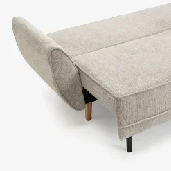 Sofá cama de 3 plazas gris claro Fules 212x85x85cm^Casa Viva New