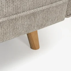 Sofá cama de 3 plazas gris claro Fules 212x85x85cm^Casa Viva New