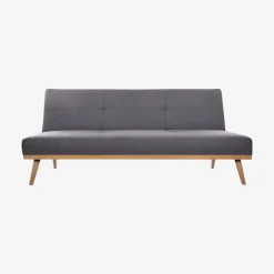 Sofá cama de 3 plazas gris oscuro Dylan 182x80x80cm^Casa Viva Discount