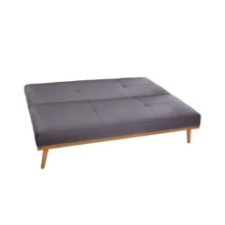 Sofá cama de 3 plazas gris oscuro Dylan 182x80x80cm^Casa Viva Discount