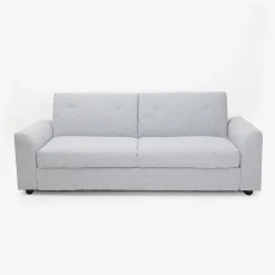 Sofá cama de 3 plazas gris Barita 216x85x85cm^Casa Viva Outlet