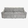 Sofá cama de 3 plazas gris Duman 229x113x86cm^Casa Viva New