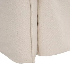 Sofá cama de algodón y lino beige 215x100x97cm^Casa Viva Clearance