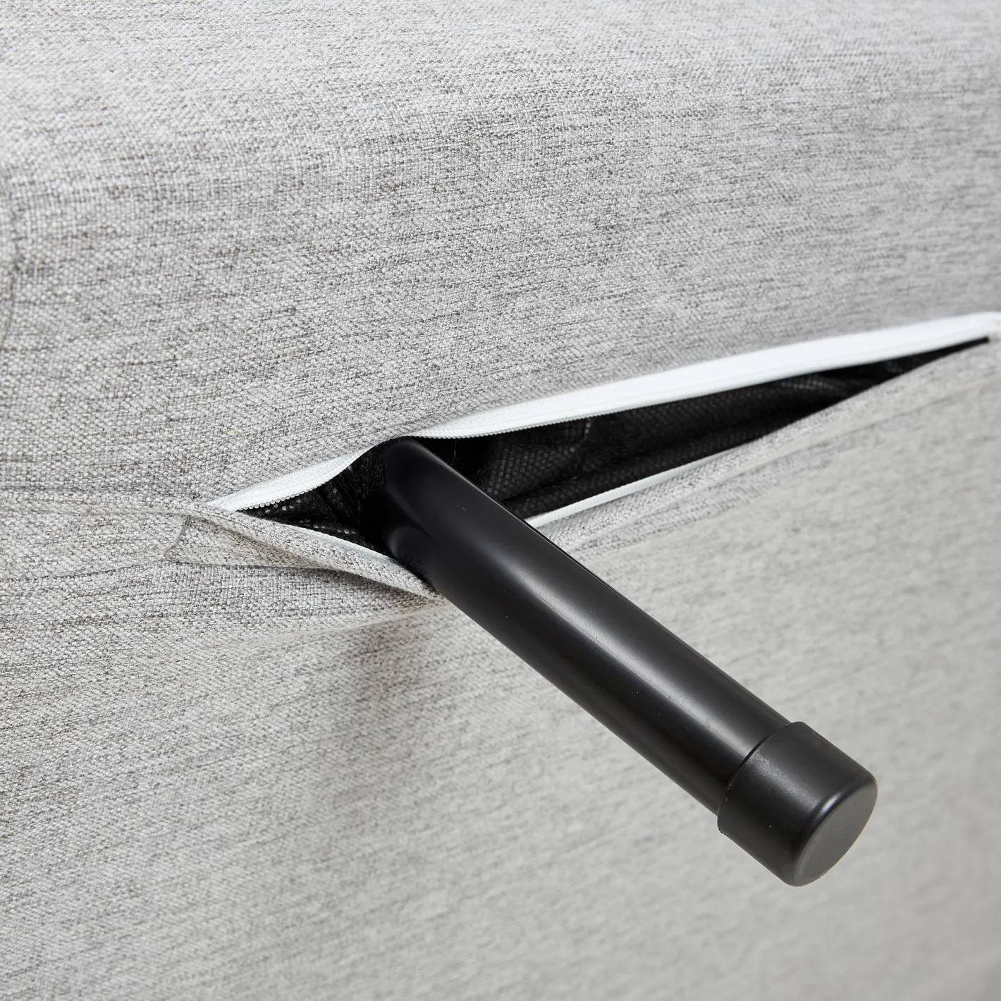 Sofá cama individual gris claro Theo 102x91x82cm^Casa Viva Clearance