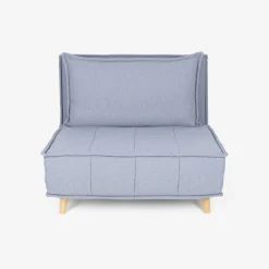 Sofá cama individual gris claro Gael 104x92x84cm^Casa Viva Clearance