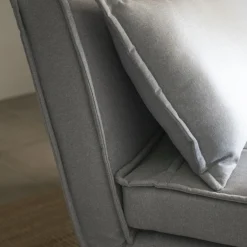 Sofá cama individual gris claro Gael 104x92x84cm^Casa Viva Clearance