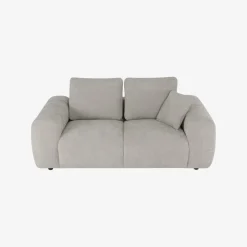 Sofá de 2 plazas de chenilla beige Hank 196x100x87 Clau&Chloe^Casa Viva Sale