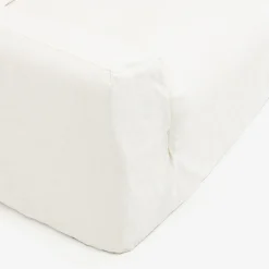 Sofá de 3 plazas de lino blanco Ibi 200x105x100cm Clau&Chloe^Casa Viva Sale