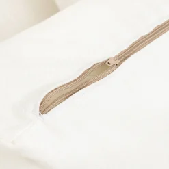 Sofá de 3 plazas de lino blanco Ibi 200x105x100cm Clau&Chloe^Casa Viva Sale