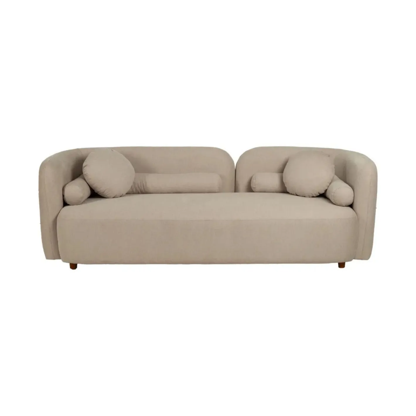 Sofá de 3 plazas de poliéster Aria 223x88x72cm^Casa Viva Best