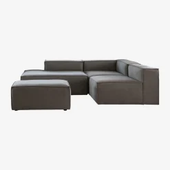 Sofá modular con chaise longue gris Arlo 350x170cm Clau&Chloe^Casa Viva New