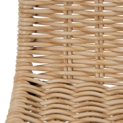 Taburete alto de ratán sintético y metal 45x41x113cm^Casa Viva Hot