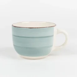 Taza jumbo azul de gres Vita 47cl^Casa Viva Clearance