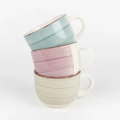 Taza jumbo beige de gres Vita 47cl^Casa Viva Clearance