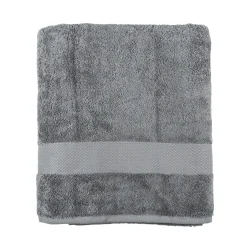 Toalla de ducha XL de algodón gris oscuro Vic 100x150cm - 500 gr/m²^Casa Viva Sale