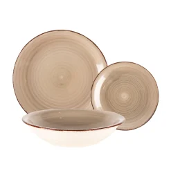 Vajilla de 18 piezas de gres gris Vita^Casa Viva Clearance