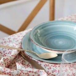 Vajilla de 18 piezas de gres azul claro Vita^Casa Viva Hot