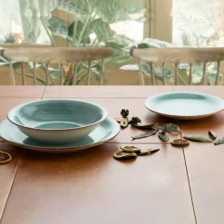Vajilla de 18 piezas de gres azul claro Vita^Casa Viva Hot