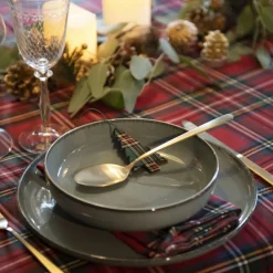 Vajilla de 12 piezas de porcelana azul Olite^Casa Viva Clearance