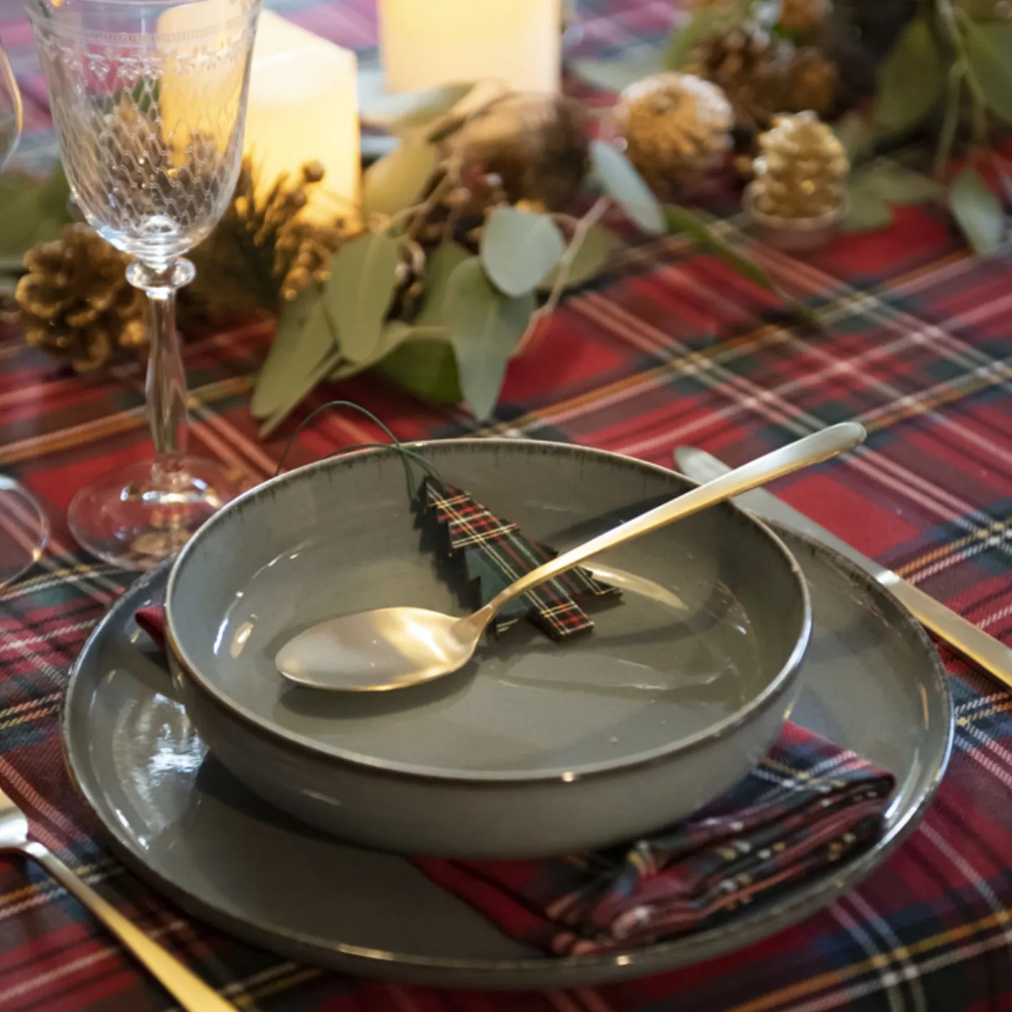 Vajilla de 12 piezas de porcelana azul Olite^Casa Viva Clearance