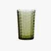 Vaso alto de vidrio verde Forea 35cl^Casa Viva Hot