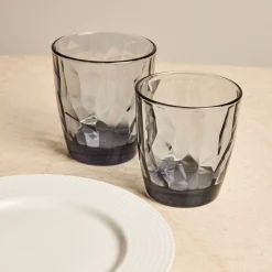 Vaso de agua de cristal Ocean Blue Diamond 30cl - Bormioli^Casa Viva Clearance