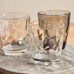 Vaso de agua de cristal transparente Diamond 30cl^Casa Viva Best