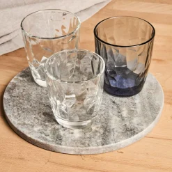 Vaso de agua de cristal transparente Diamond 30cl^Casa Viva Best