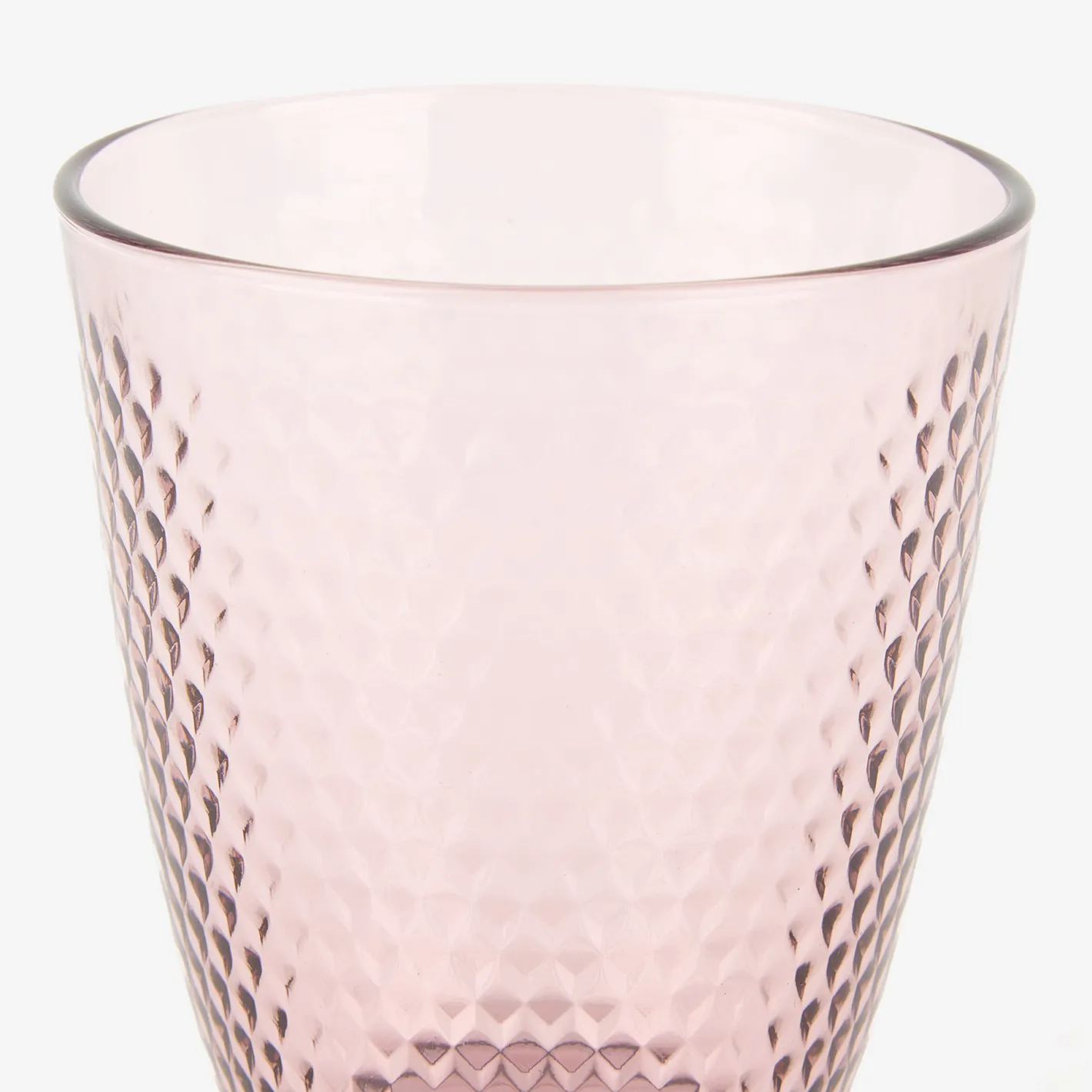 Vaso de cristal rosa Pampille 31cl^Casa Viva Discount