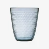 Vaso de vidrio azul Pampille 31cl^Casa Viva Discount