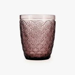 Vaso de vidrio rosa Marua 29cl^Casa Viva Online