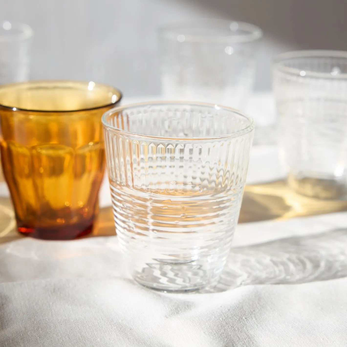 Vaso de vidrio transparente Zama 31cl Ø9x10cm^Casa Viva Hot