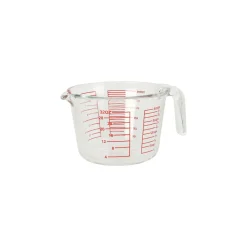 Vaso medidor de cristal 1L^Casa Viva