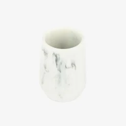 Vaso portacepillos efecto mármol Fem Ø7,8cm^Casa Viva Sale