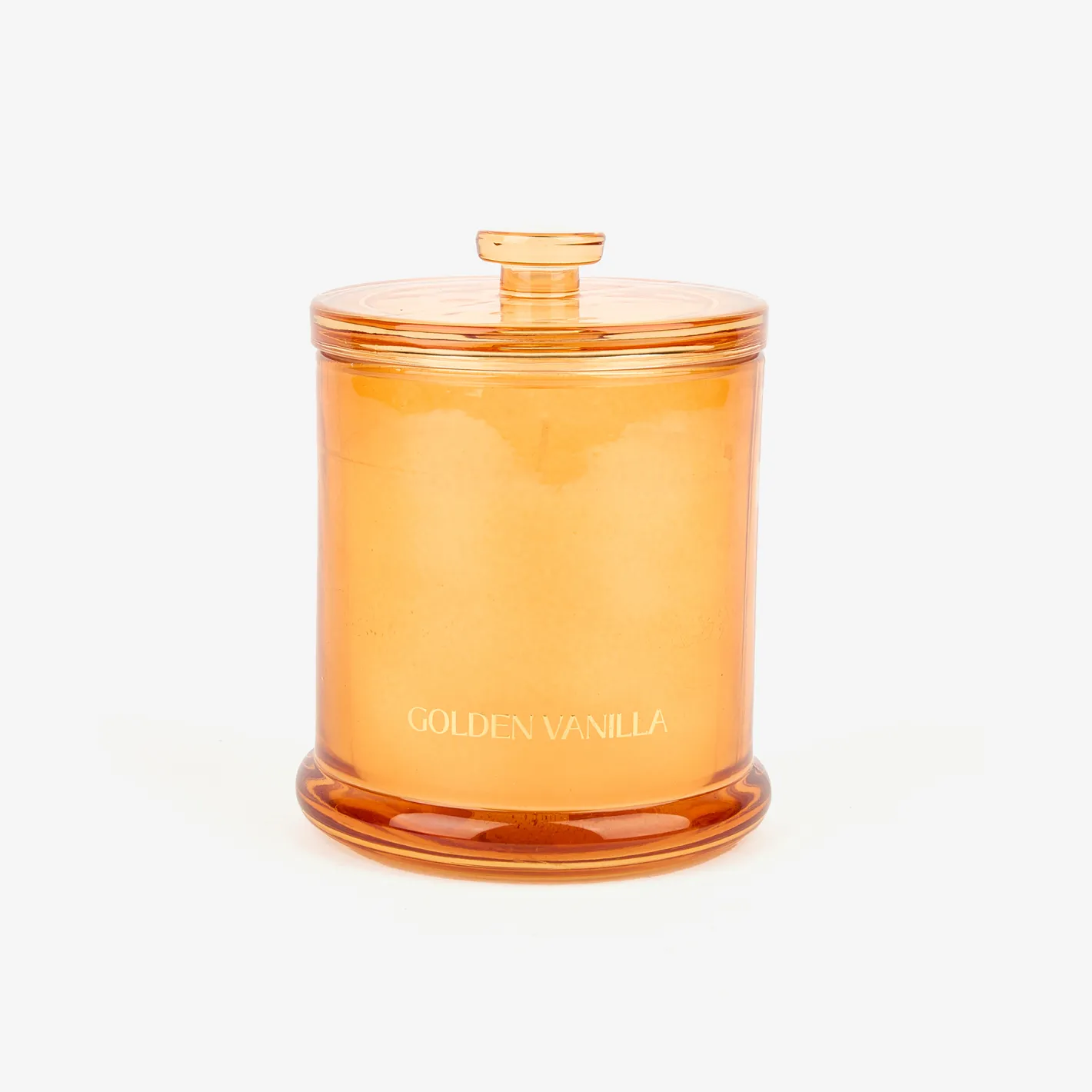 Vela aromática en vaso de cristal Golden vanilla Durcal Ø10x13cm^Casa Viva