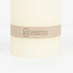 Vela decorativa cilindro crema Kanea Ø7x10cm^Casa Viva Outlet