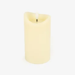Vela decorativa LED beige Ø7x13cm^Casa Viva Sale