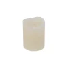 Vela decorativa LED con temporizador marfil Ø7x9cm^Casa Viva Online