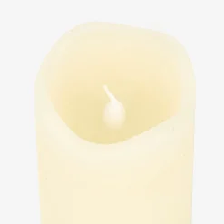 Vela LED con temporizador marfil Ø7x13cm^Casa Viva Online